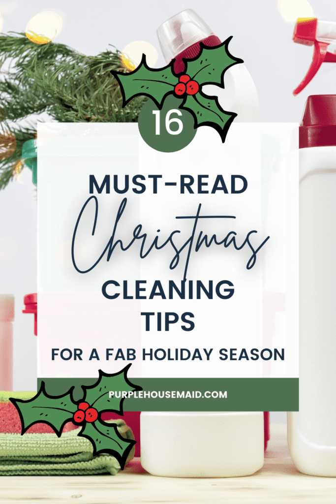 christmas cleaning tips